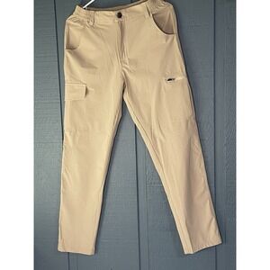 VIIDII Men's Lightweight Khaki Cargo Hiking Pants - Size Small